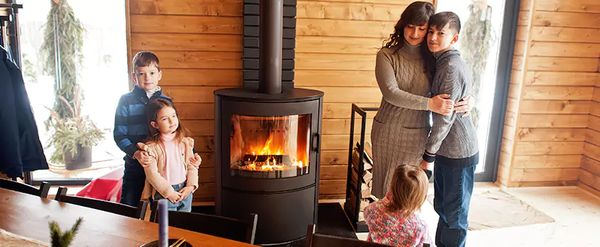 Morso Cast Iron Fireplace Insert Installation in Villa Park, Illinois