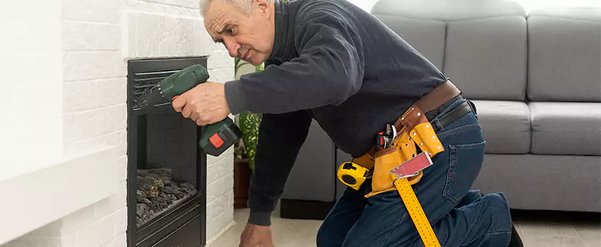 New Indoor Fireplace Installation in Villa Park, Illinois