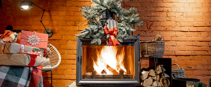 Travis Industries Linear Gas Fireplace Installation in Villa Park, Illinois