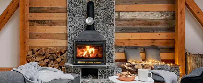 Thelin Hearth Products Direct Vent Gas Stove Fireplace Inspection in Villa Park, Illinois